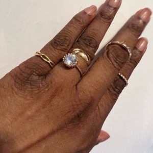 Assortment of Overton fashion rings